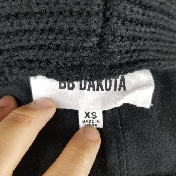 BB Dakota Sarafina Faux Leather and Knit Jacket - Picture 8 of 9